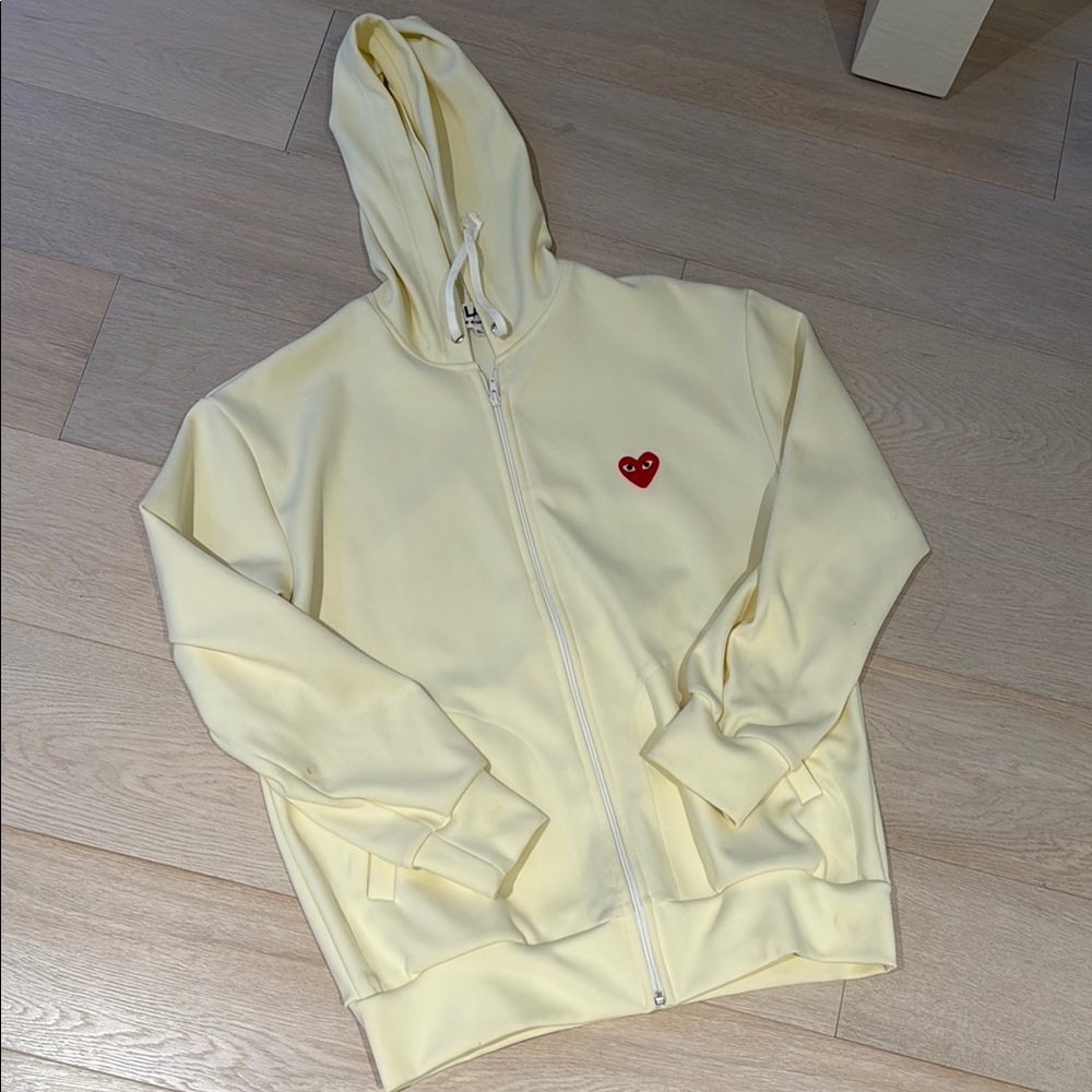 PLAY commes des garçons zip up hoodie